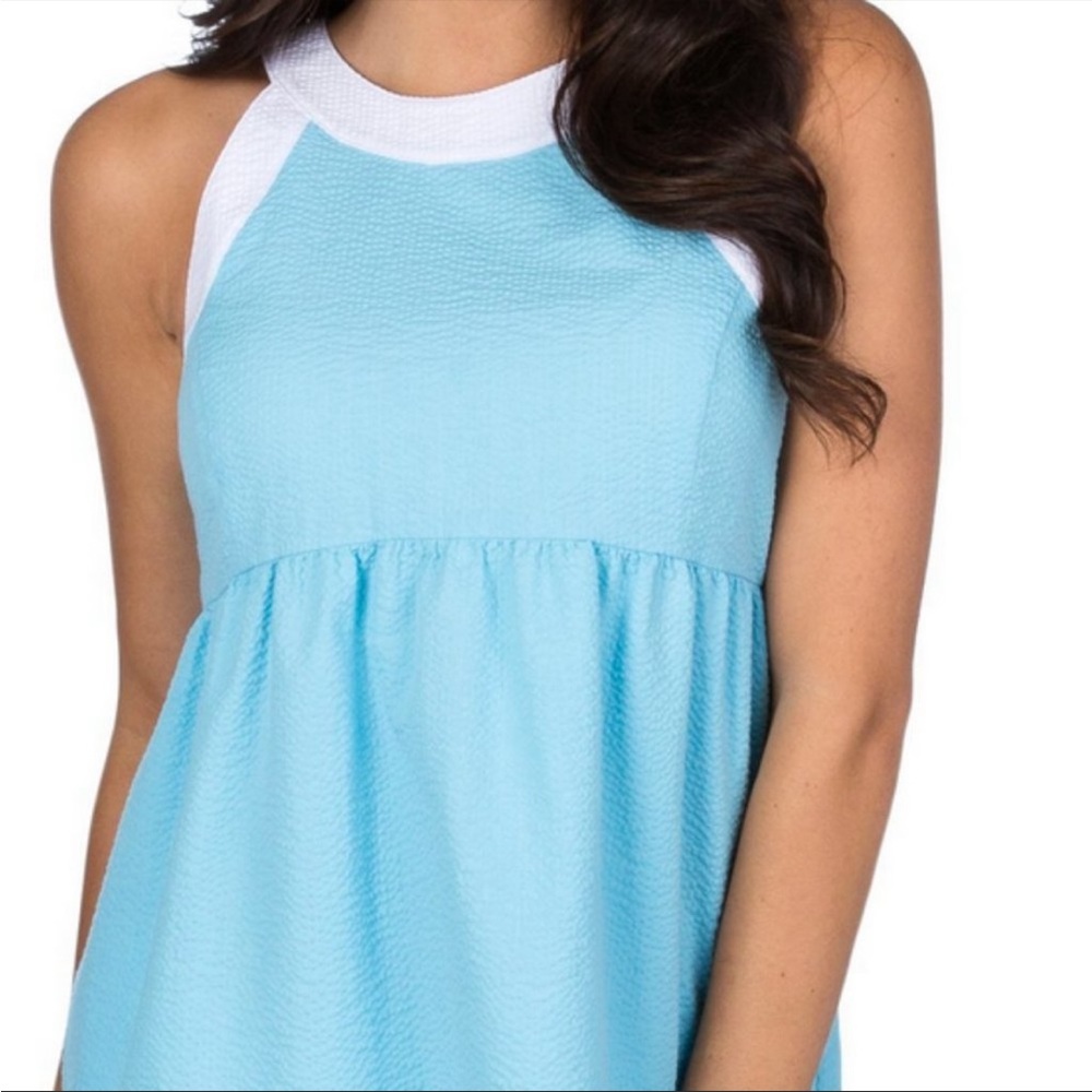 LJ Layla Peplum Top | Powder Blue